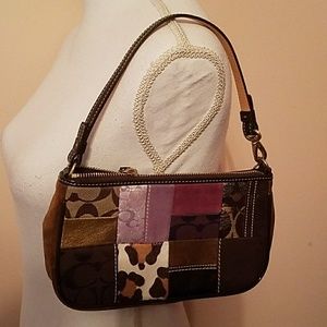 COACH Legacy Patchwork Holiday Handbag