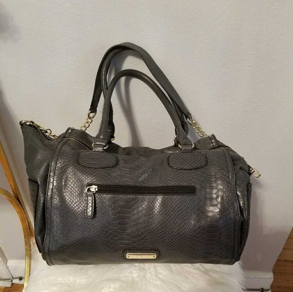 Steve Madden Grey Crock Purse