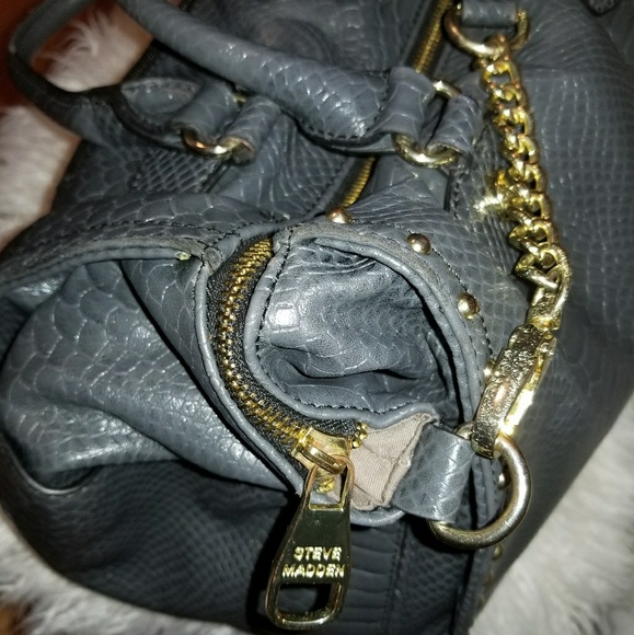 Steve Madden Grey Crock Purse - Picture 6 of 8