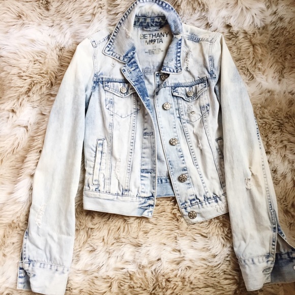 Destroyed Denim Jacket - Picture 1 of 2