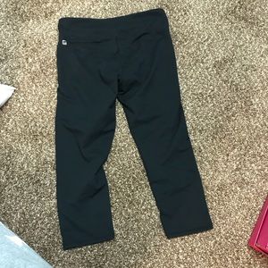 Fabletics Black Cropped Leggings