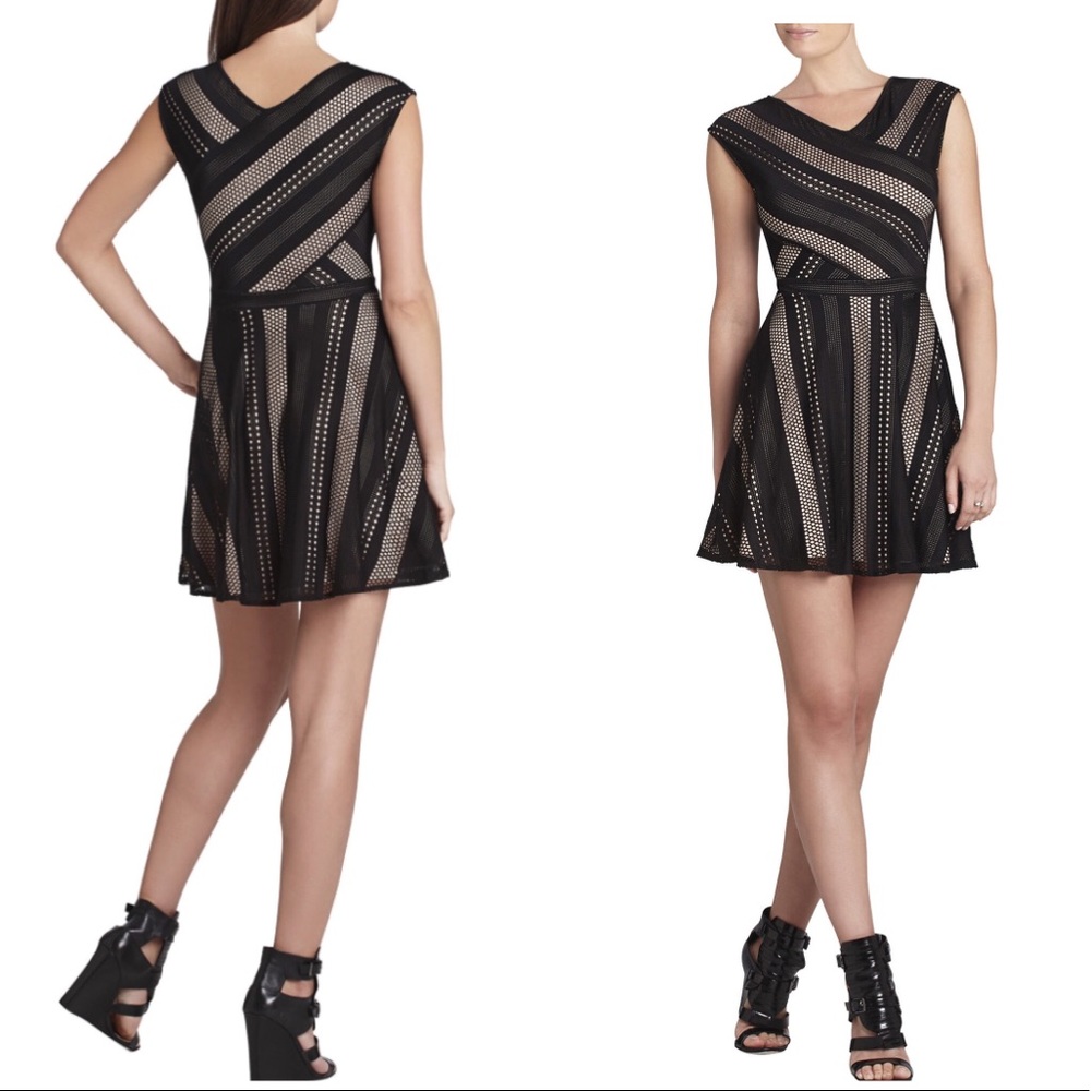 BCBGMazAzria Jasmine A-line sleeveless dress