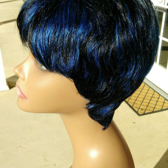  Brazilian Blue/Black Wig main image 5