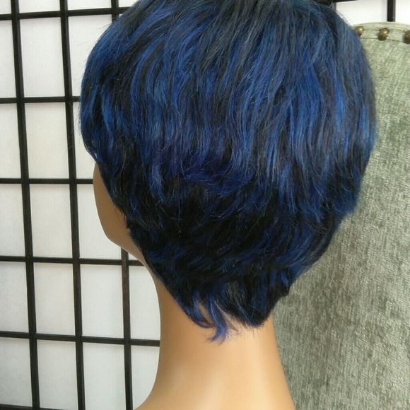  Brazilian Blue/Black Wig