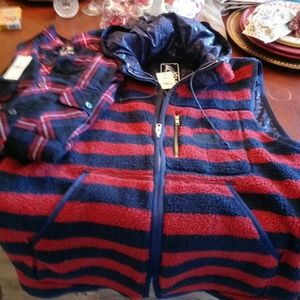 PRPS Good & Company flannel shirt and hoodie