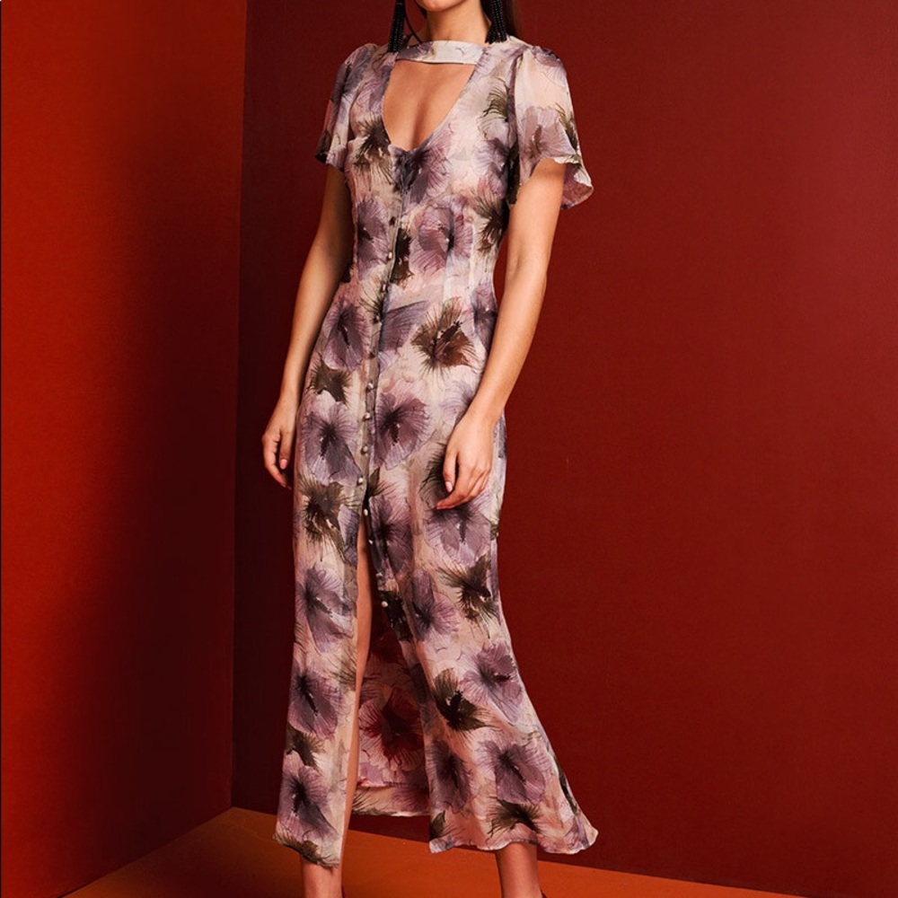 STONE COLD FOX CARNATION DRESS