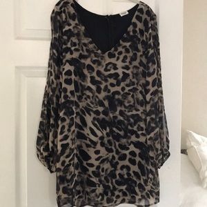 Animal print dress