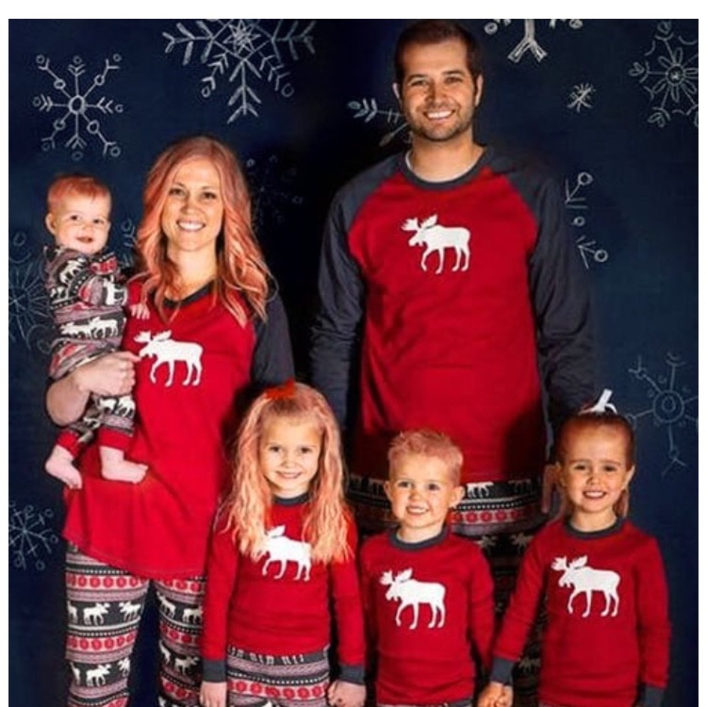 Matching family Christmas pajamas- infant 6-12 mos