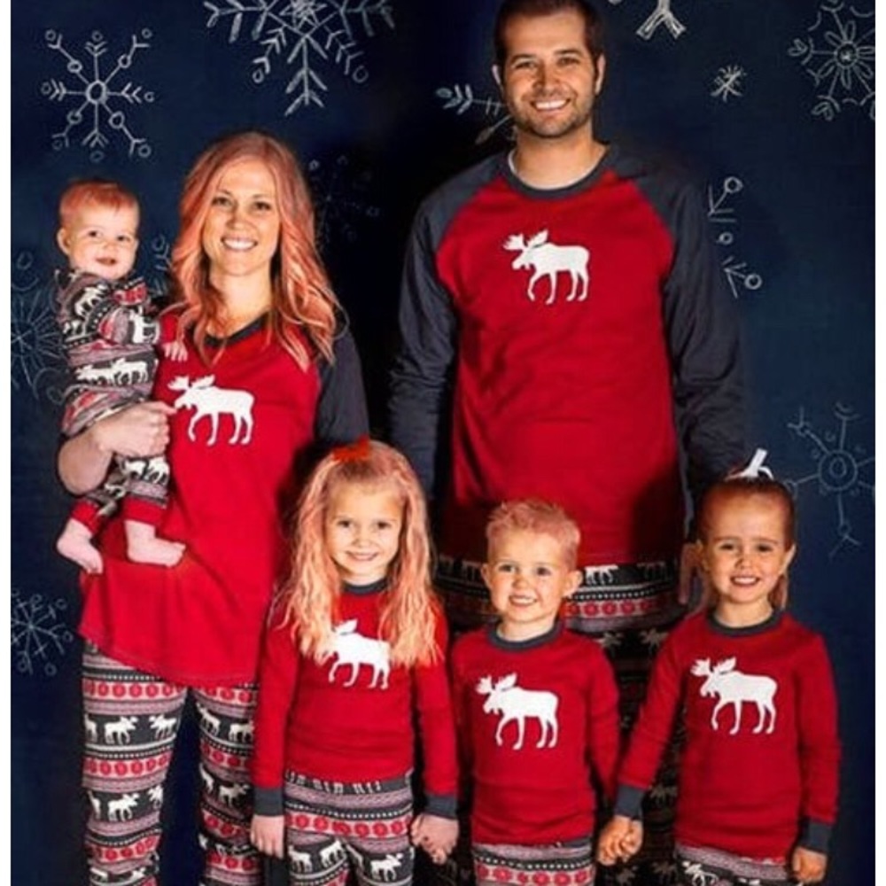 Matching family Christmas pajamas size L XL XXL