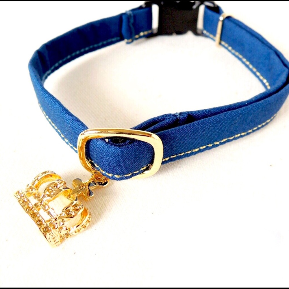 24k Gold plated cat collar + Free bells