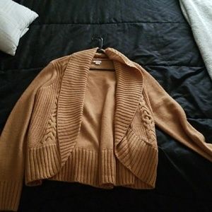 Golden bronzy cardigan