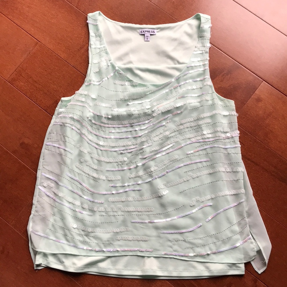 Express Sequin Tank
