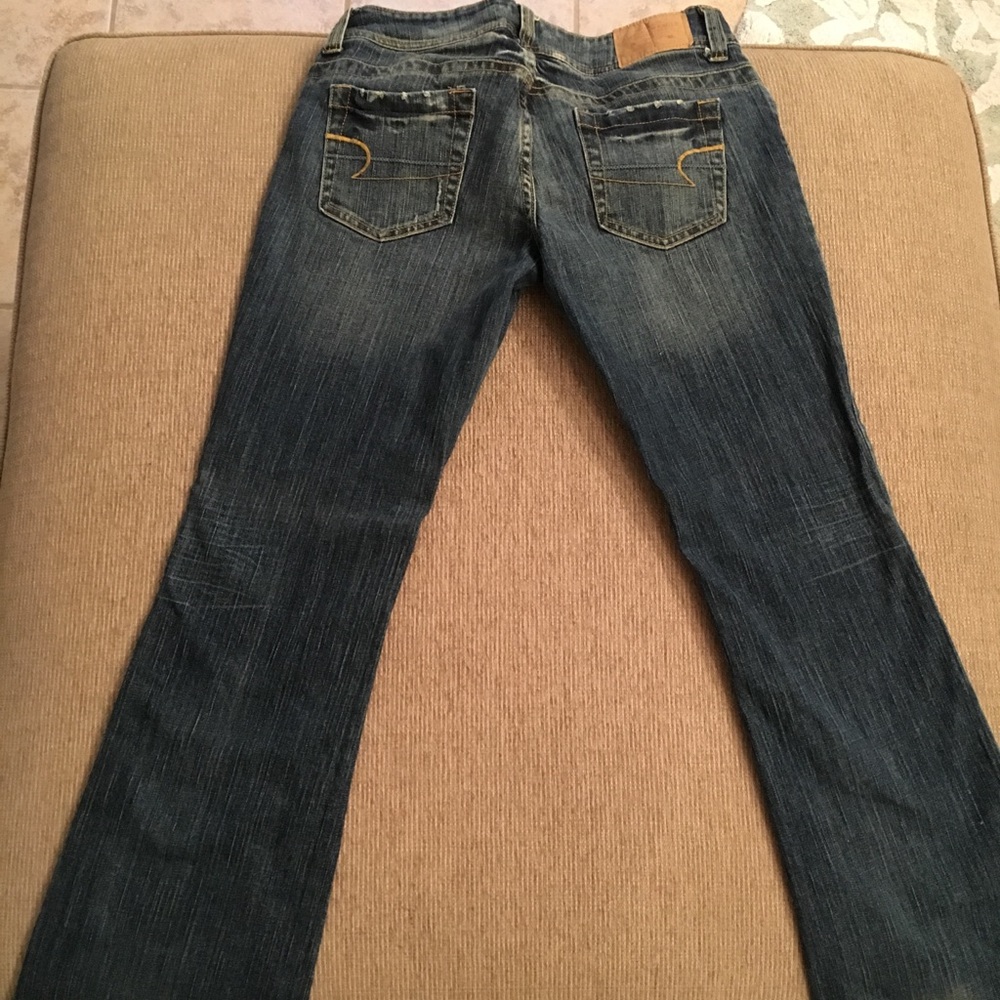 American Eagle size 8 regular jeans, bootcut.