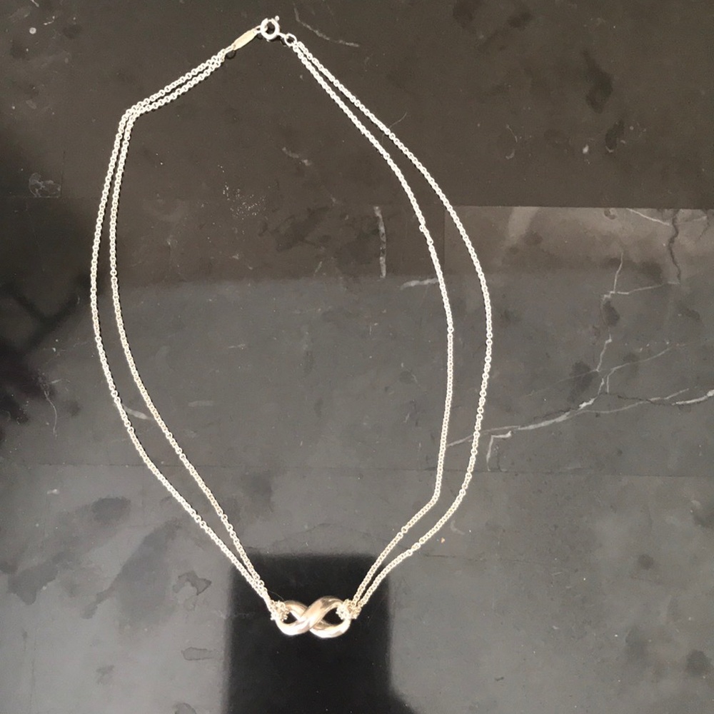 Tiffany & Co Sterling Silver Infinite Necklace