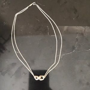 Tiffany & Co Sterling Silver Infinite Necklace