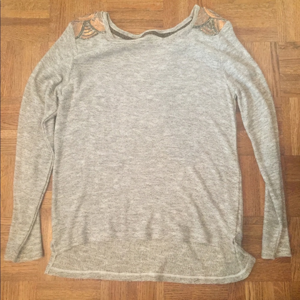 Nine West sweater tunic with sequins size S