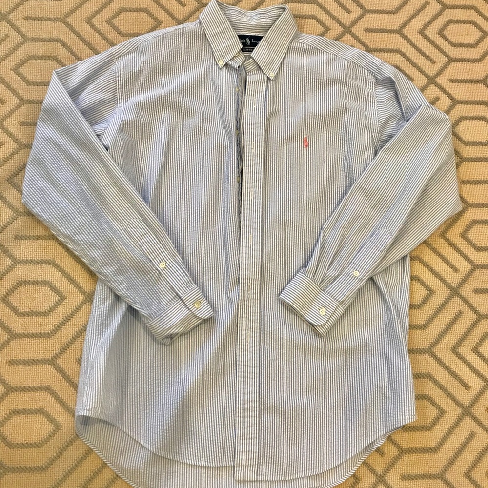 Polo seersucker shirt