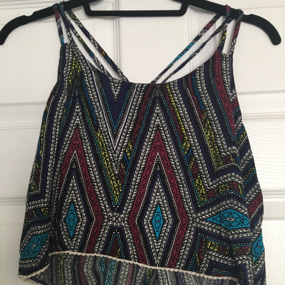 Multicolor crop top