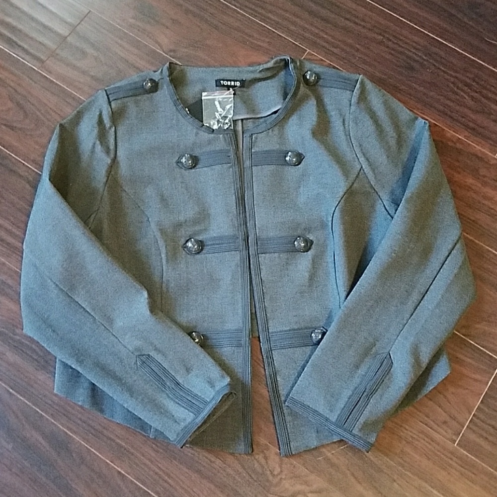 NWT - Torrid Military Jacket