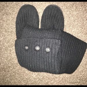 Black Knit UGGS size 6
