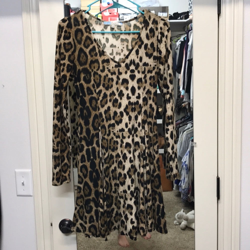 Leopard Mini Dress