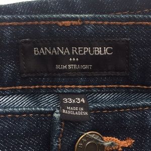 Slim Straight banana republic jeans