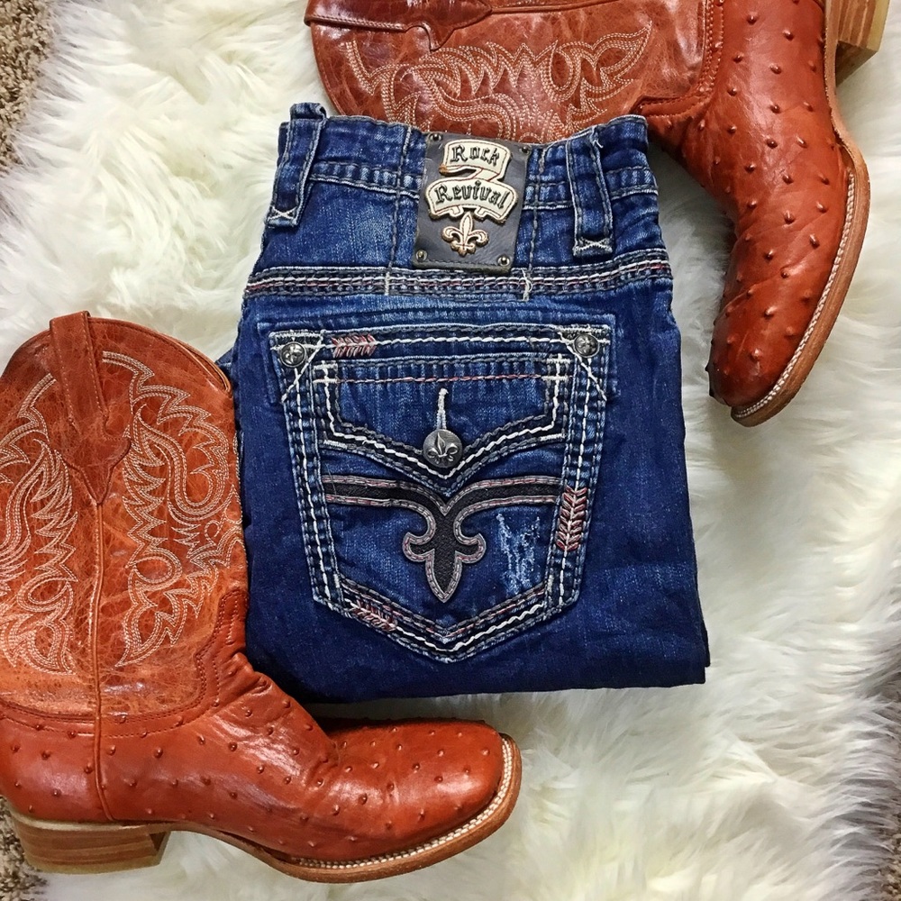 Men’s Rock Revival Burgos Boot 36x30 - Picture 1 of 8
