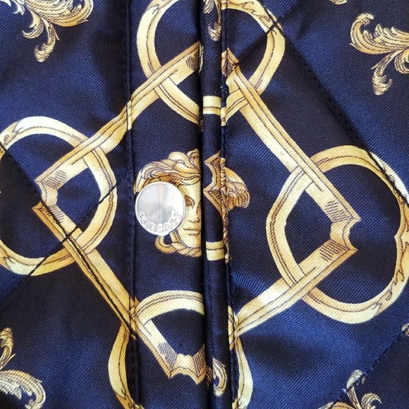 Versace baroque quilted bomber jacket - Picture 4 of 5