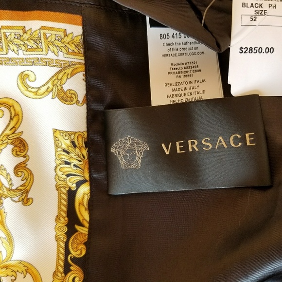 Versace baroque quilted bomber jacket - Picture 5 of 5