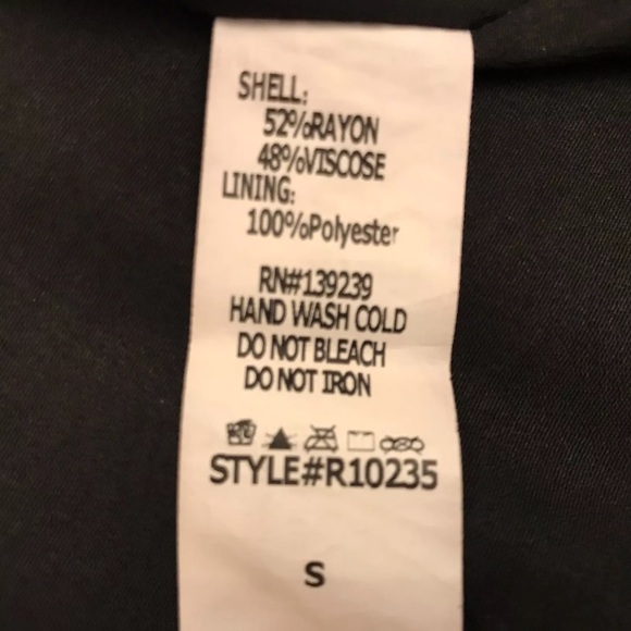 Black Lace Long Sleeve Cocktail Dress - Picture 5 of 7