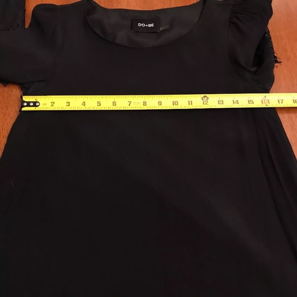 Black Lace Long Sleeve Cocktail Dress - Picture 7 of 7