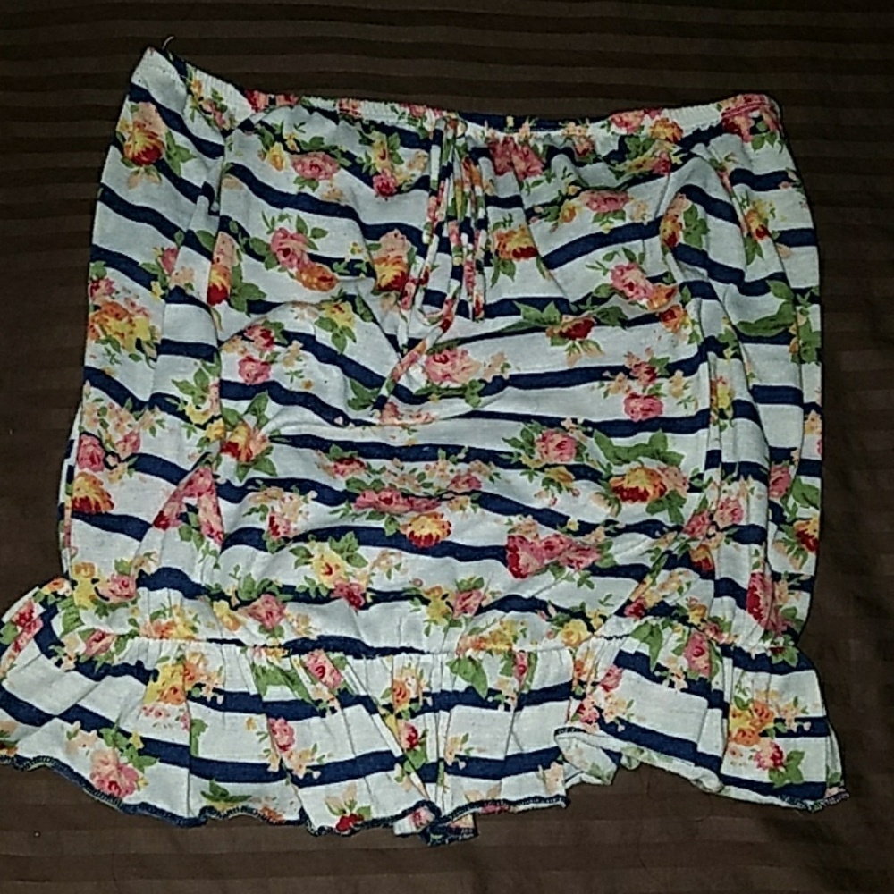 Floral crop top