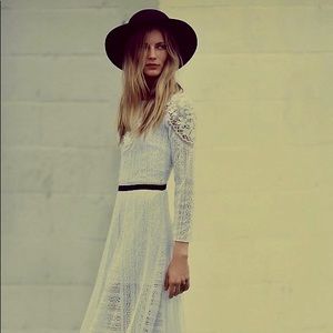 Free People Merrie’s White Victorian Dress
