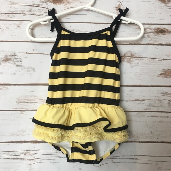 bumble bee swimsuit baby