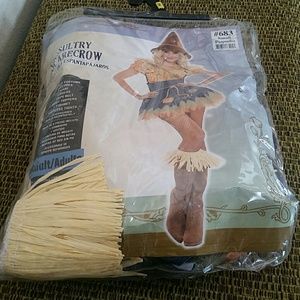 Women's Sultry Scarecrow Halloween Costume