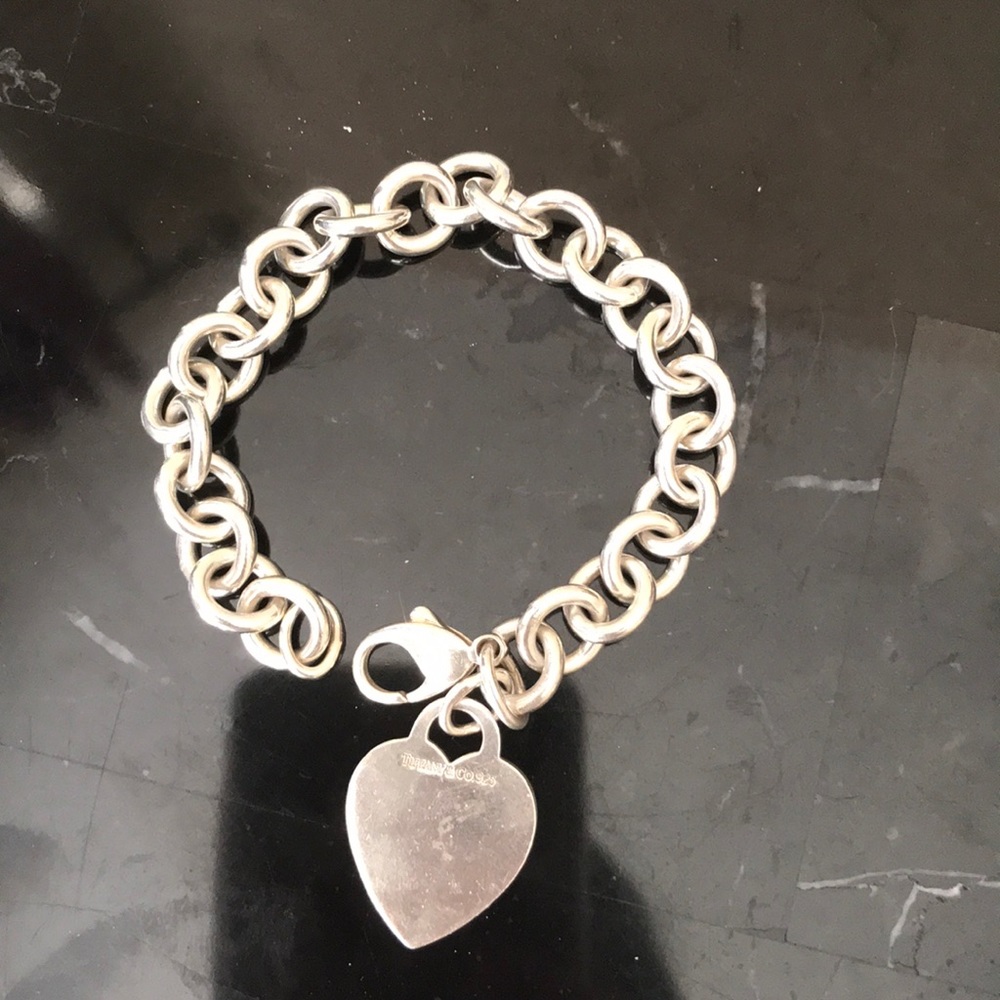 Tiffany & Co Heart Tag Charm Bracelet