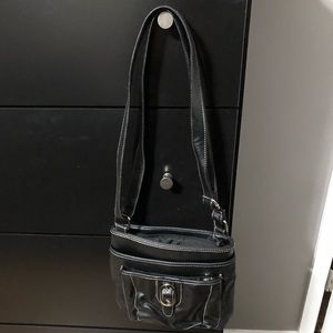Black cross body purse