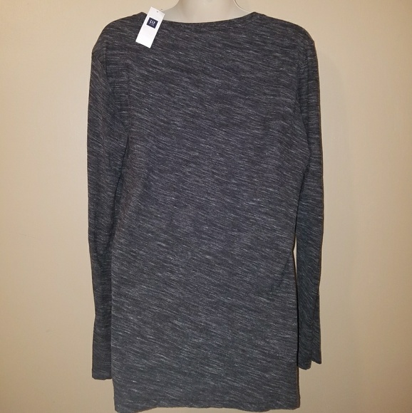 GAP Gray Long Sleeve Top - Picture 7 of 8