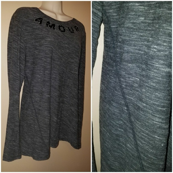 GAP Gray Long Sleeve Top - Picture 8 of 8
