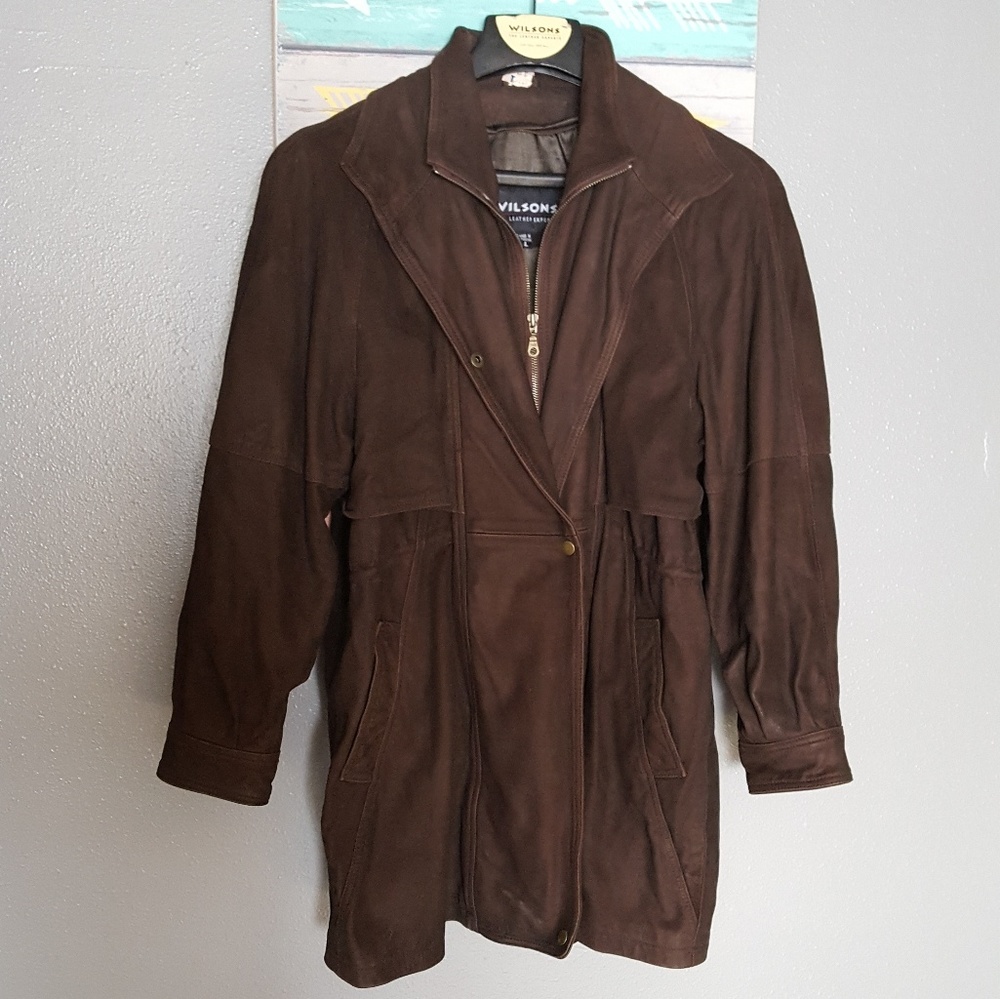 《Wilson》Genuine Leather Jacket•Brown•Women's