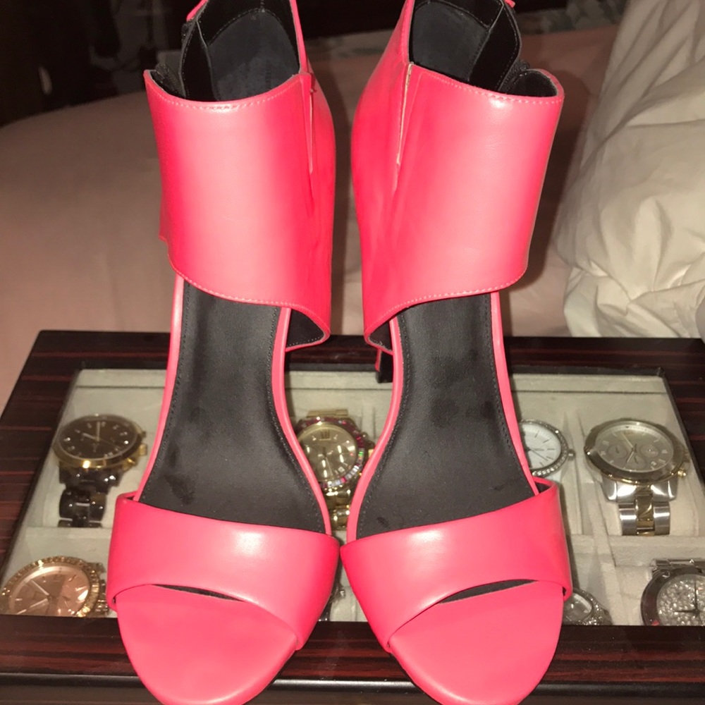 Hot pink heels
