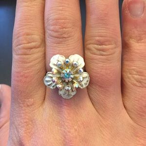 Original Michal Negrin flower ring