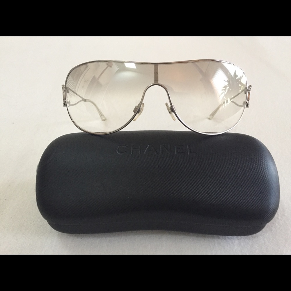 Authentic Chanel Sunglasses with crystals