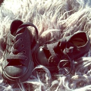 Black converse for infant
