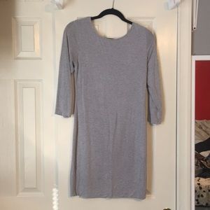 Grey bodycon dress