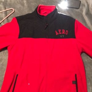 Red and black Aeropostale fleece XL