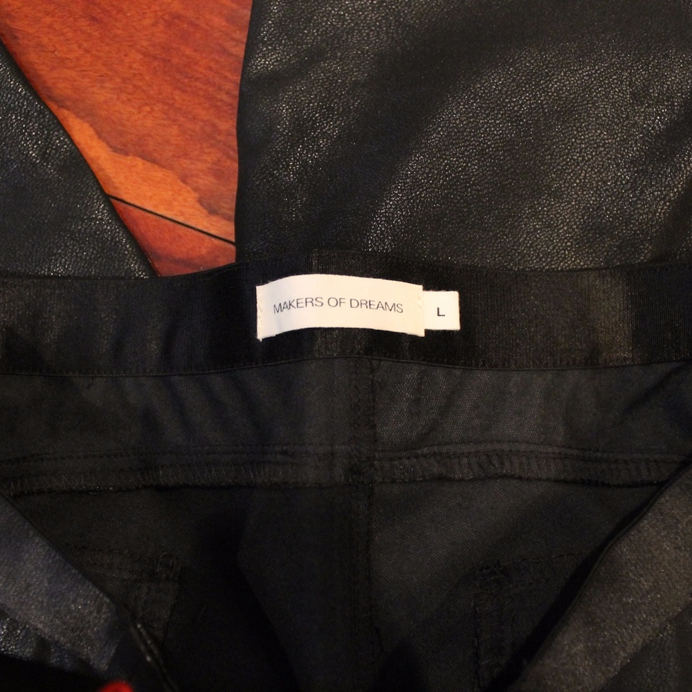 NWOT Faux leather leggings - Picture 2 of 4