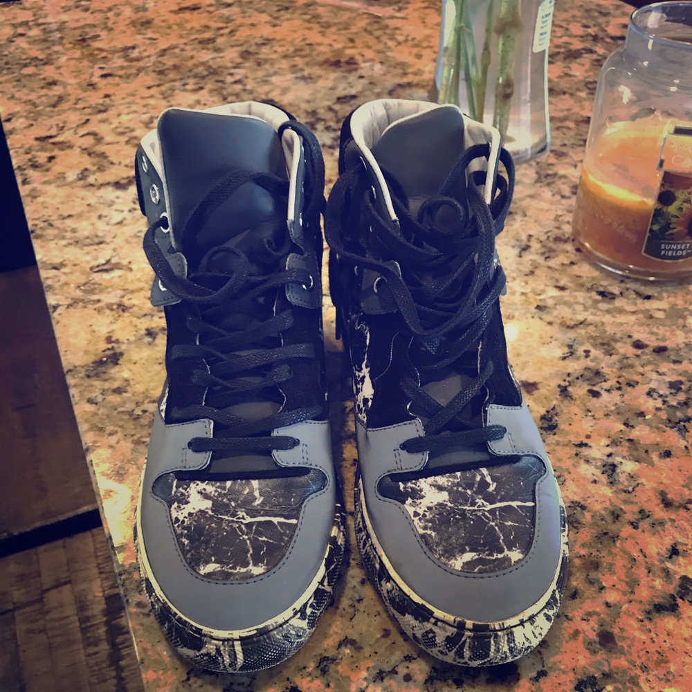 European female sneaker