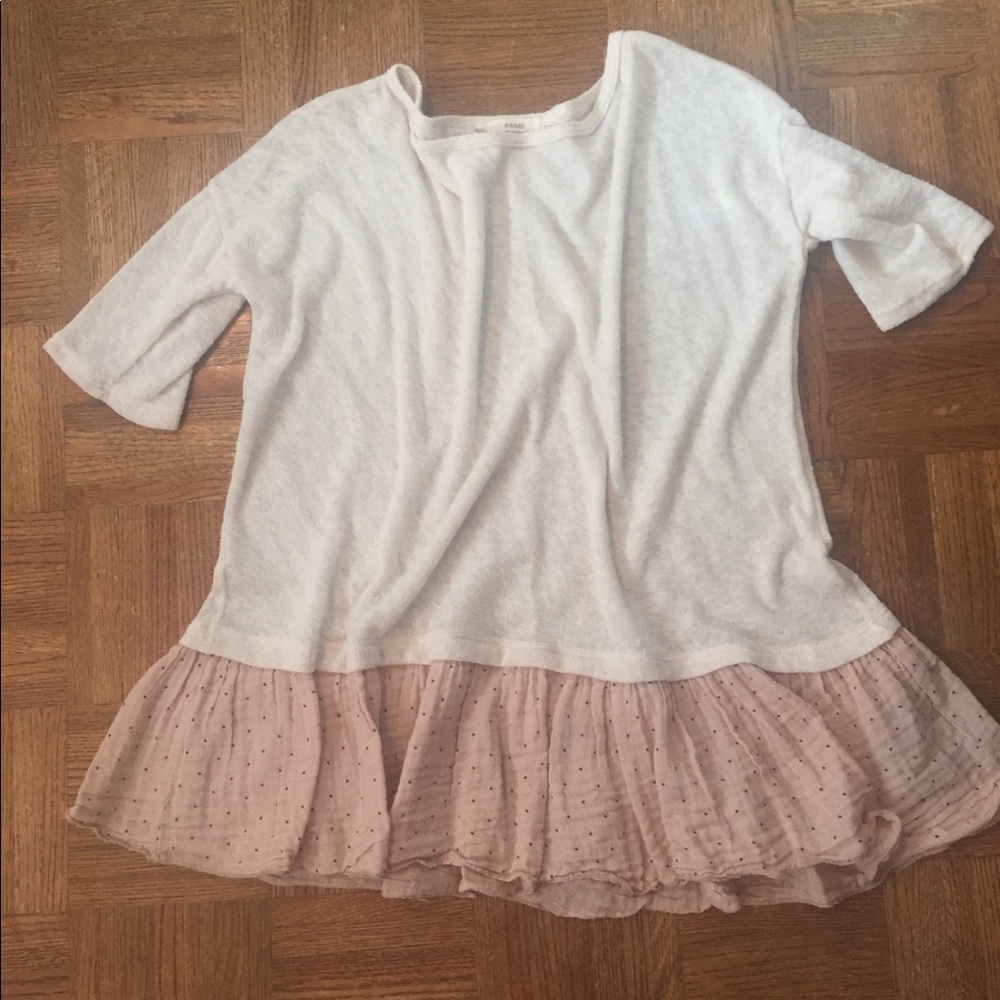 Boutique tunic cream size S