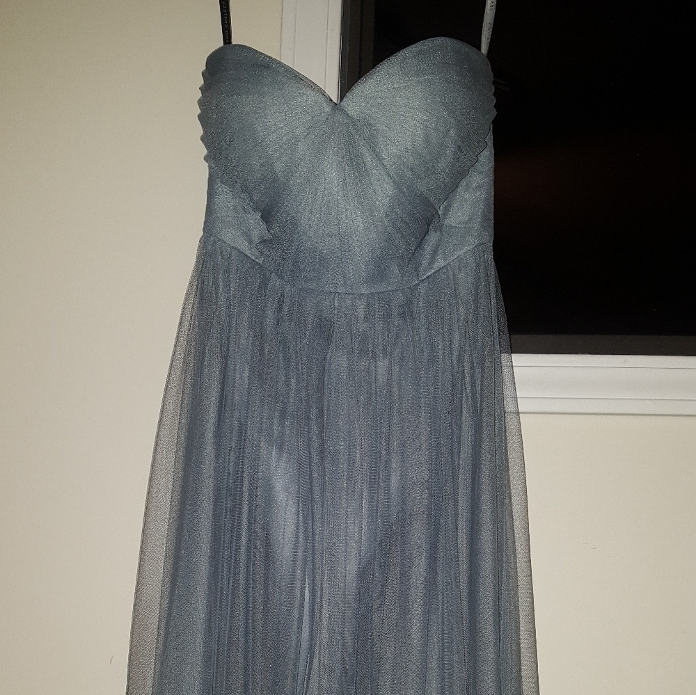 Jenny Yoo Annabelle Dress Mayan Blue